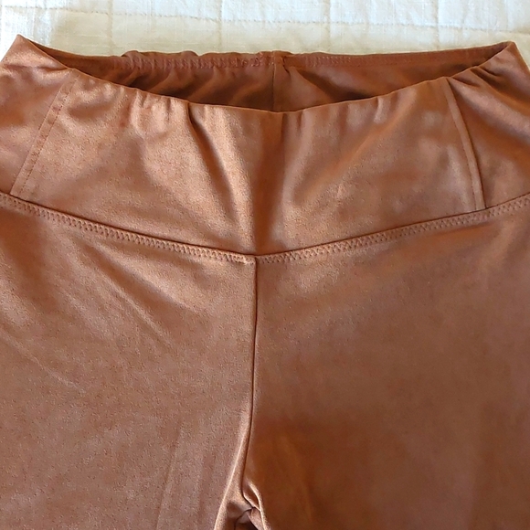 Bagatelle Faux Suede Leggings - Picture 2 of 4